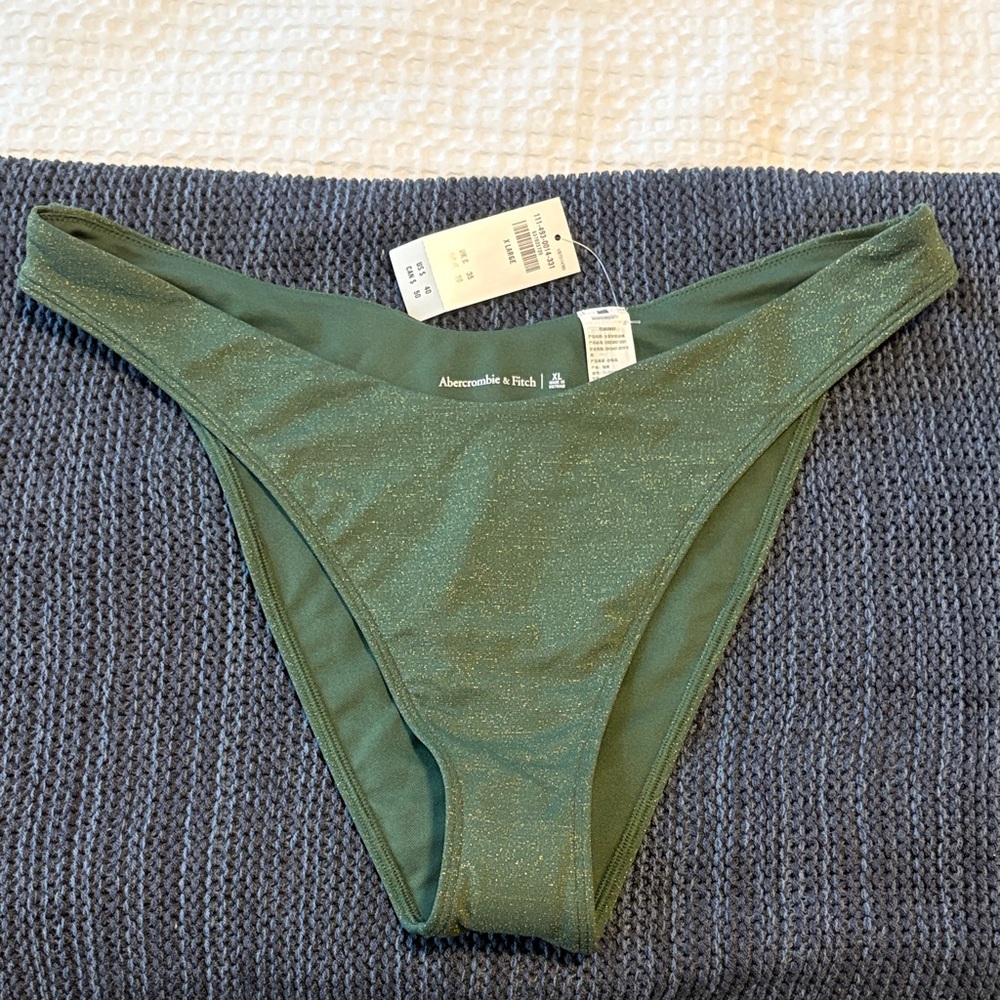 Abercrombie & Fitch Olive Bikini Bottom